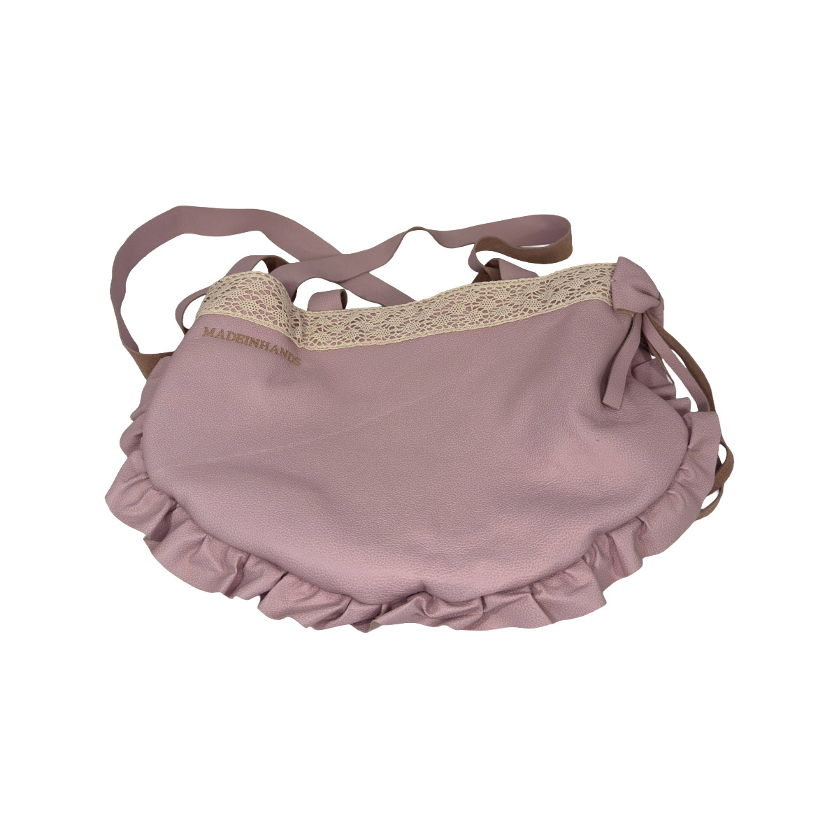 Torebka pudrowy róż - obrazek 3