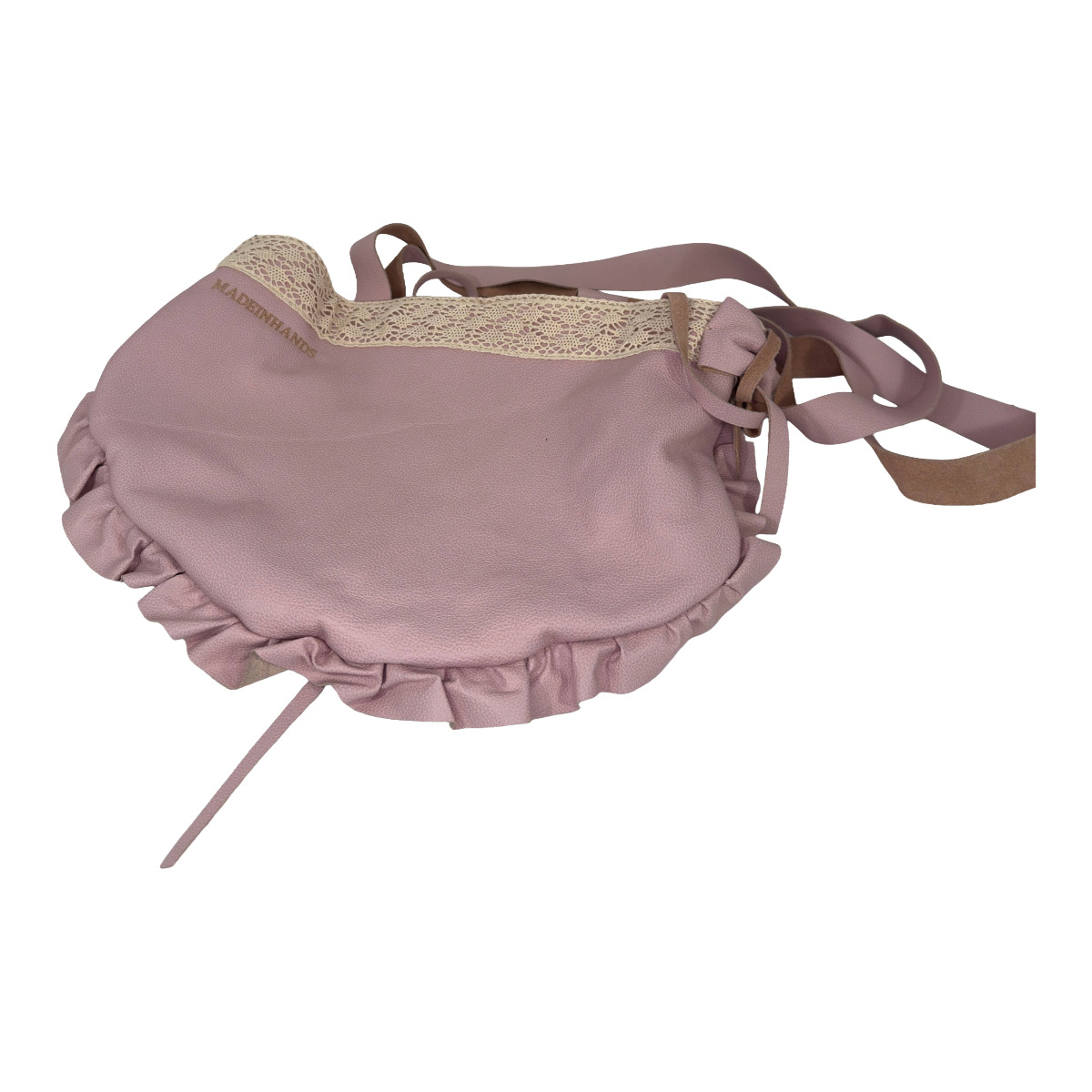 Torebka pudrowy róż