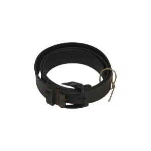 Pasek czarny z przeszyciem